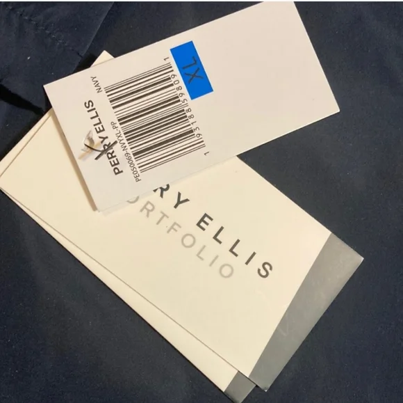 Perry Ellis Men's Portfolio Modern Coat Jacket Navy XL MSRP $220 NWT W-475 - Picture 4 of 8